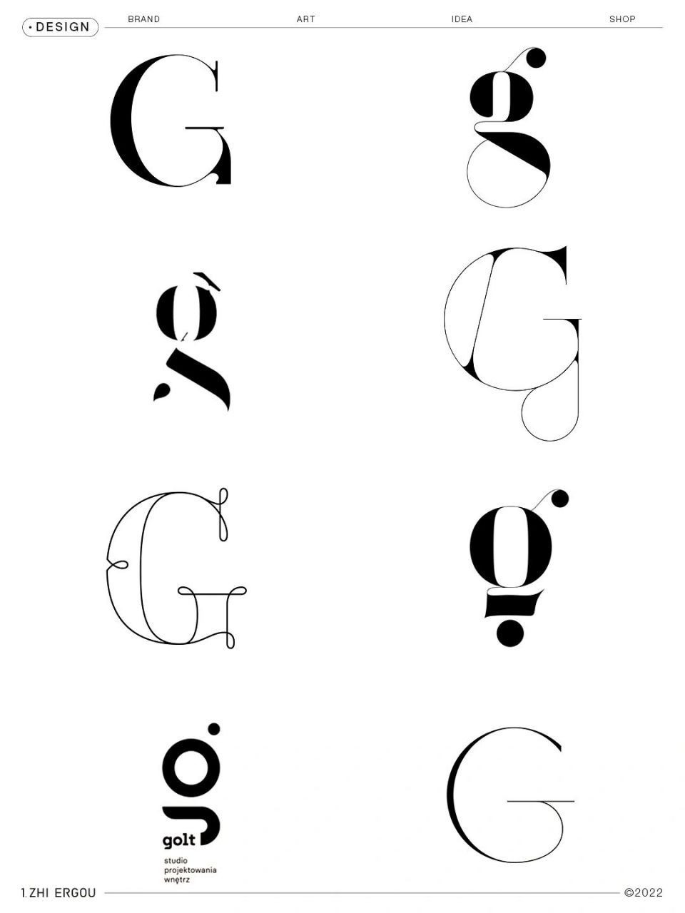 g字母创意简笔画图片