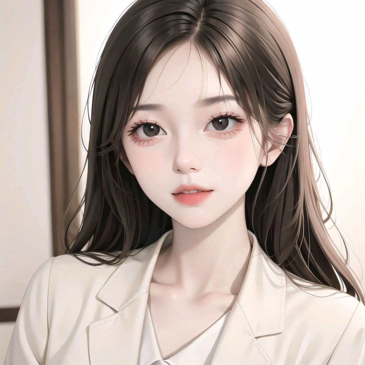 西装,职业装系列94漫画风女生头像7815