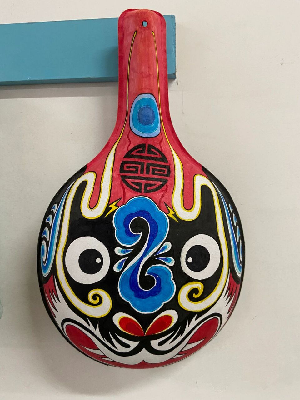 马勺脸谱 孩子们画的马勺脸谱