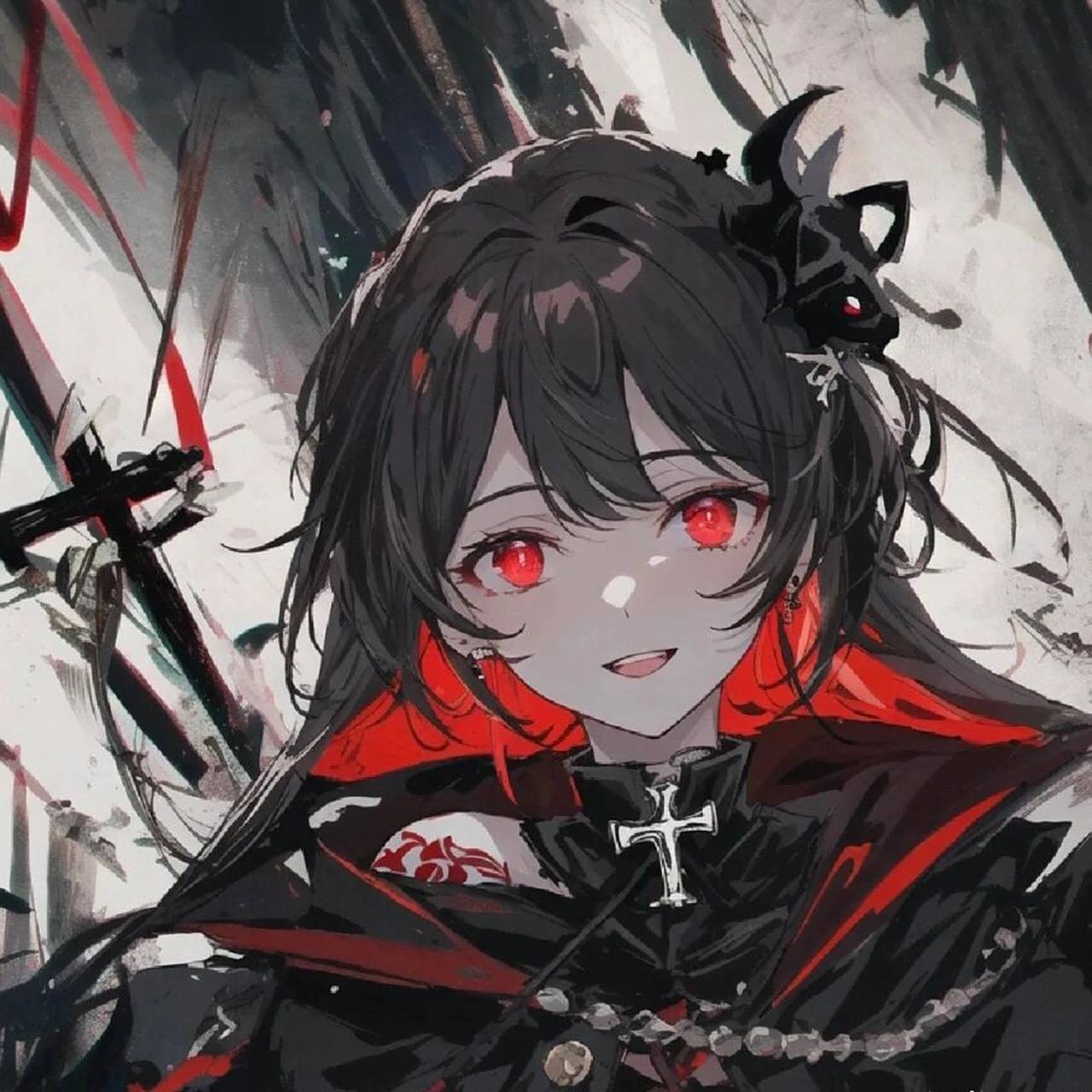 恐怖一点的带血女头     恐怖带血女头