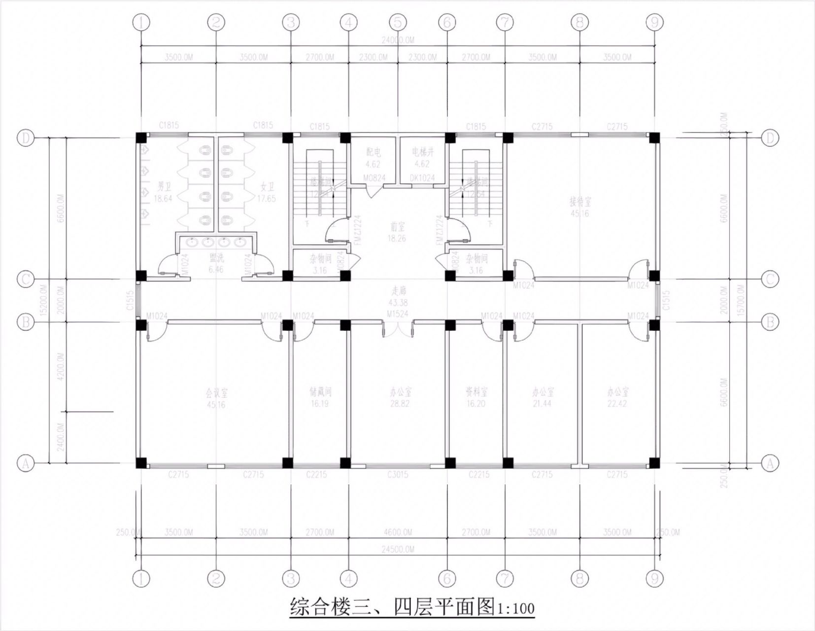 宾馆楼层平面图怎么画图片