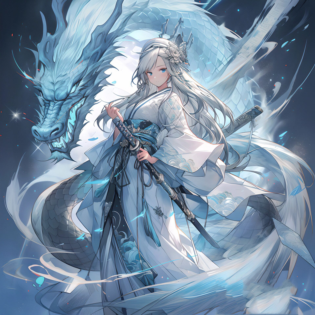 龙族少女,英姿飒爽,英勇善战!▏女生头像