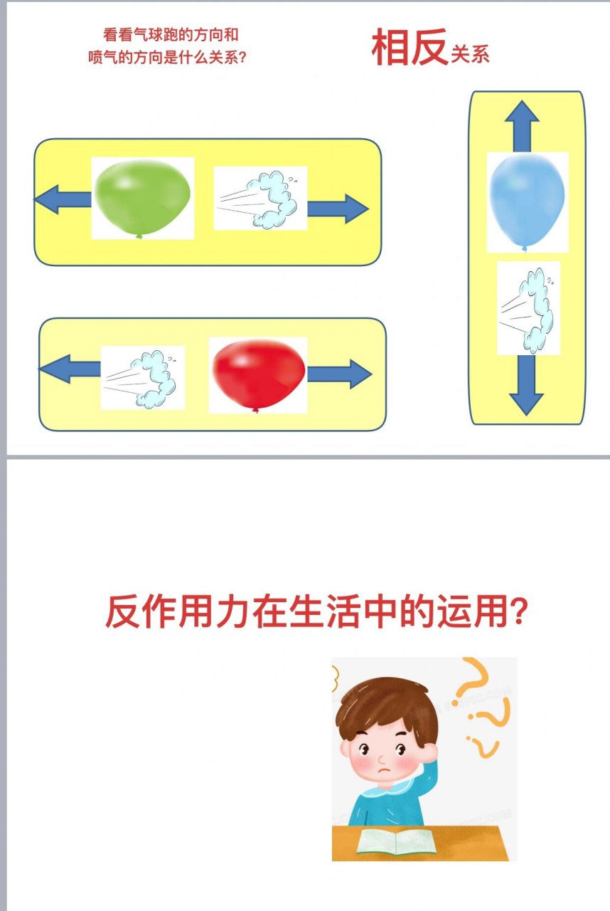 幼儿初步感知有趣的气球反冲力的科学现象 2.