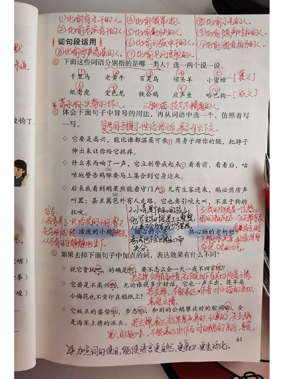 四年级下册语文园地四课堂笔记 四年级下册语文园地四课堂笔记