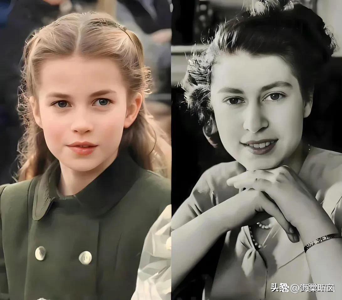 在圣诞教堂礼拜上,夏洛特公主也是大放异彩,和民众亲切合影,主动挥手