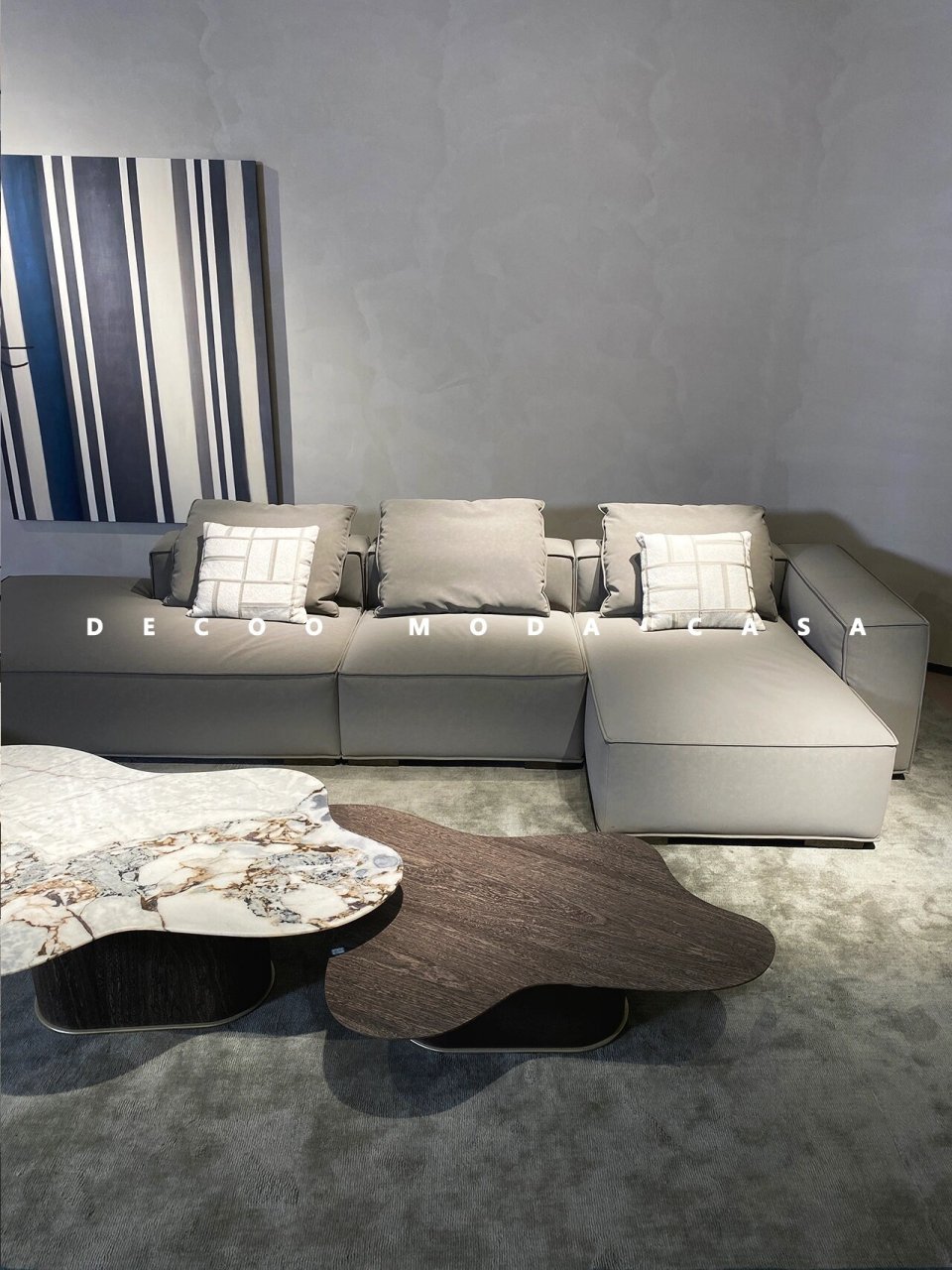 新款沙发到货!大象灰未免也太好看了吧!