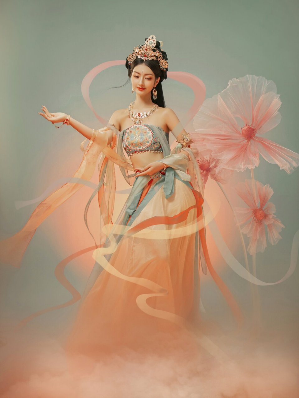 任何姐妹不拍套敦煌飞天写真,我都会伤心的 我直说这组敦煌写真绝绝子
