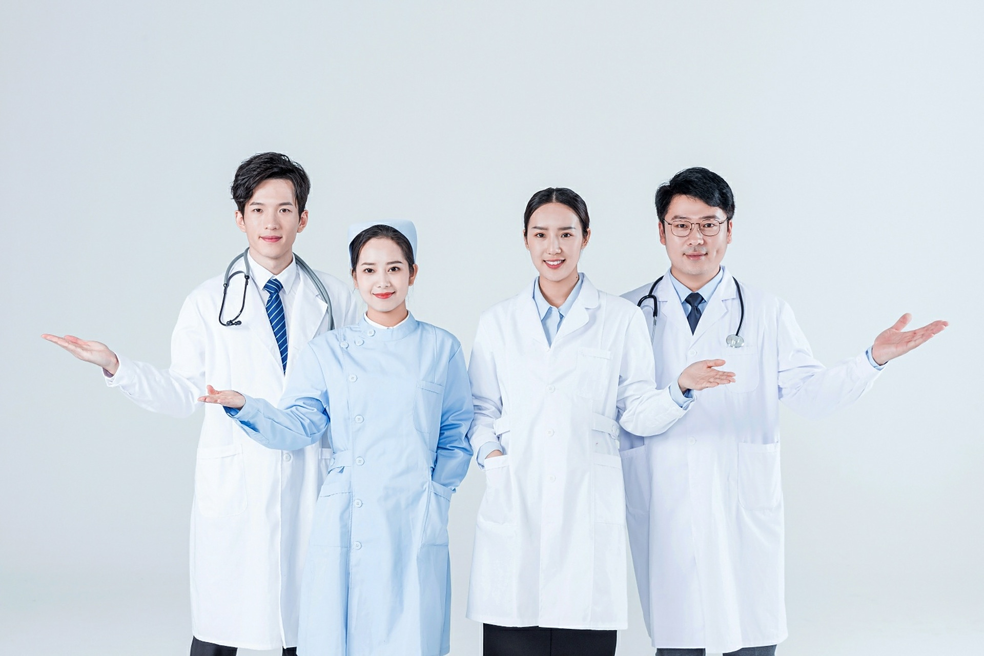 医护人员职业照/形象照/团体合影 医护人员的最美职业形象照(感谢有你