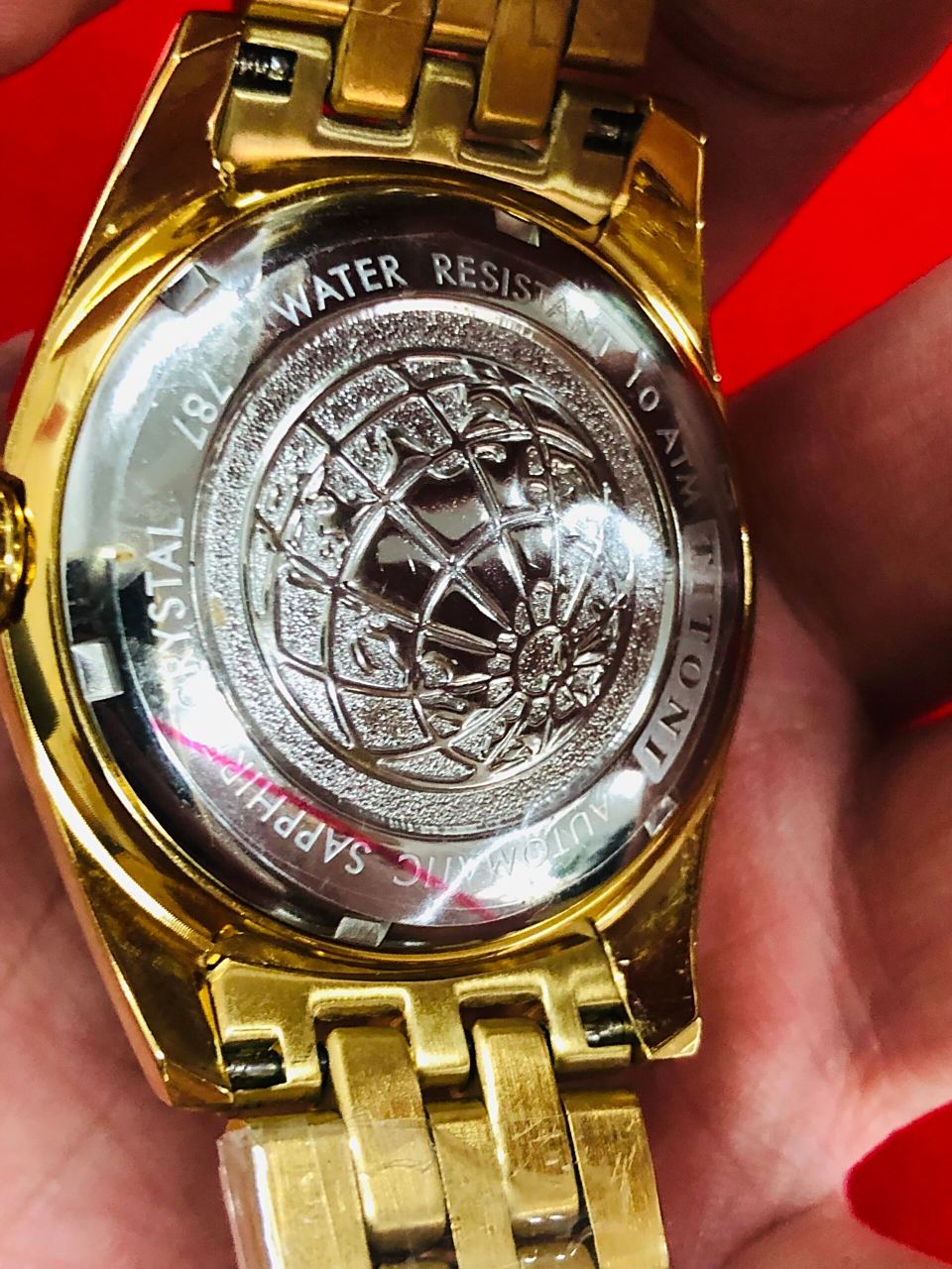 瑞士梅花王 梅花王金表 宇宙787系列40毫米大表盘 香槟金盘面 钻石