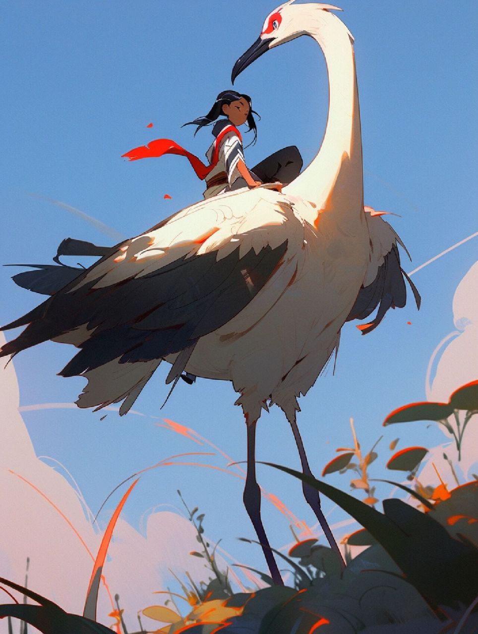 midjourney——骑鹤下江南