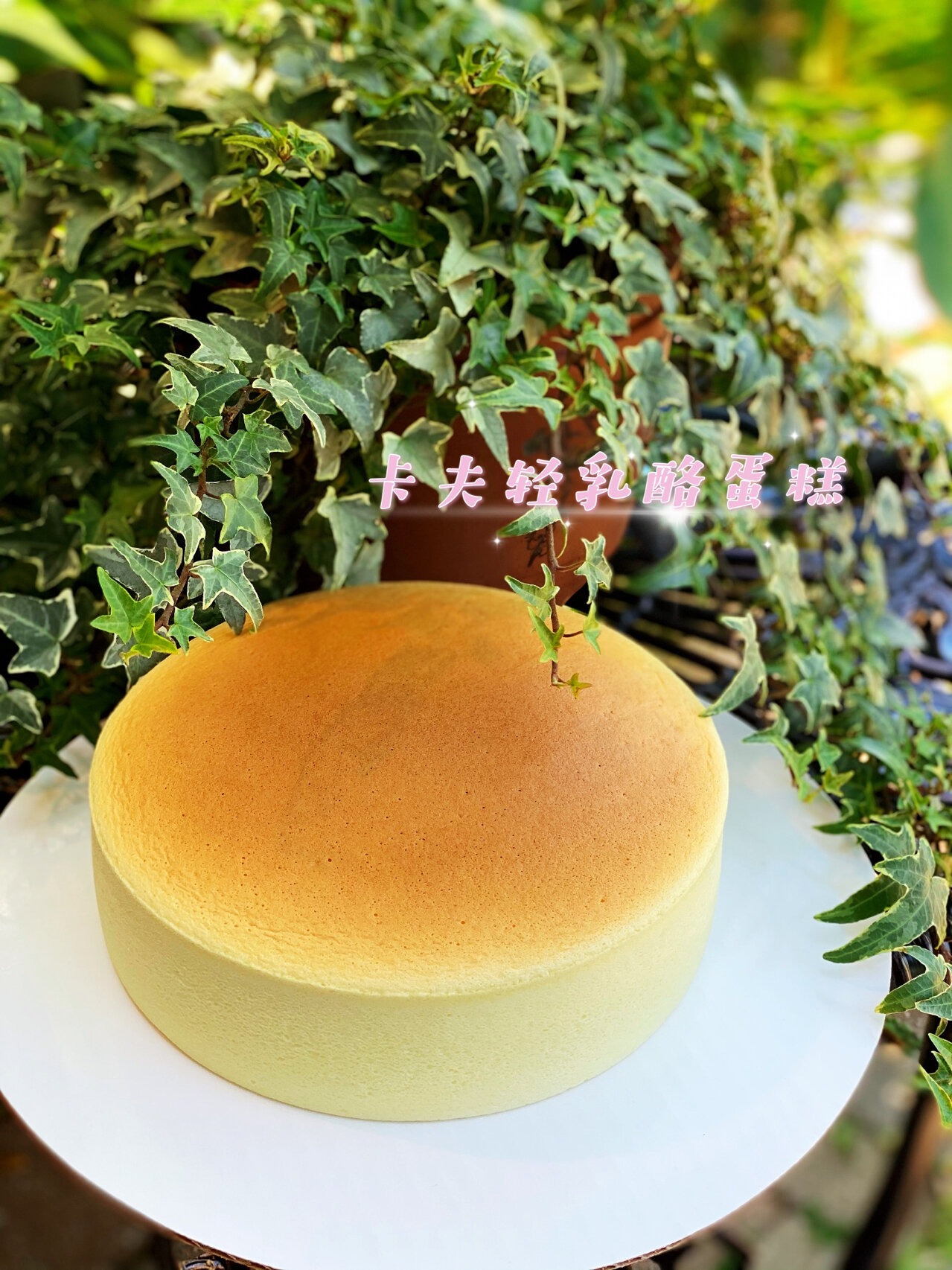 8寸轻乳酪蛋糕(卡夫