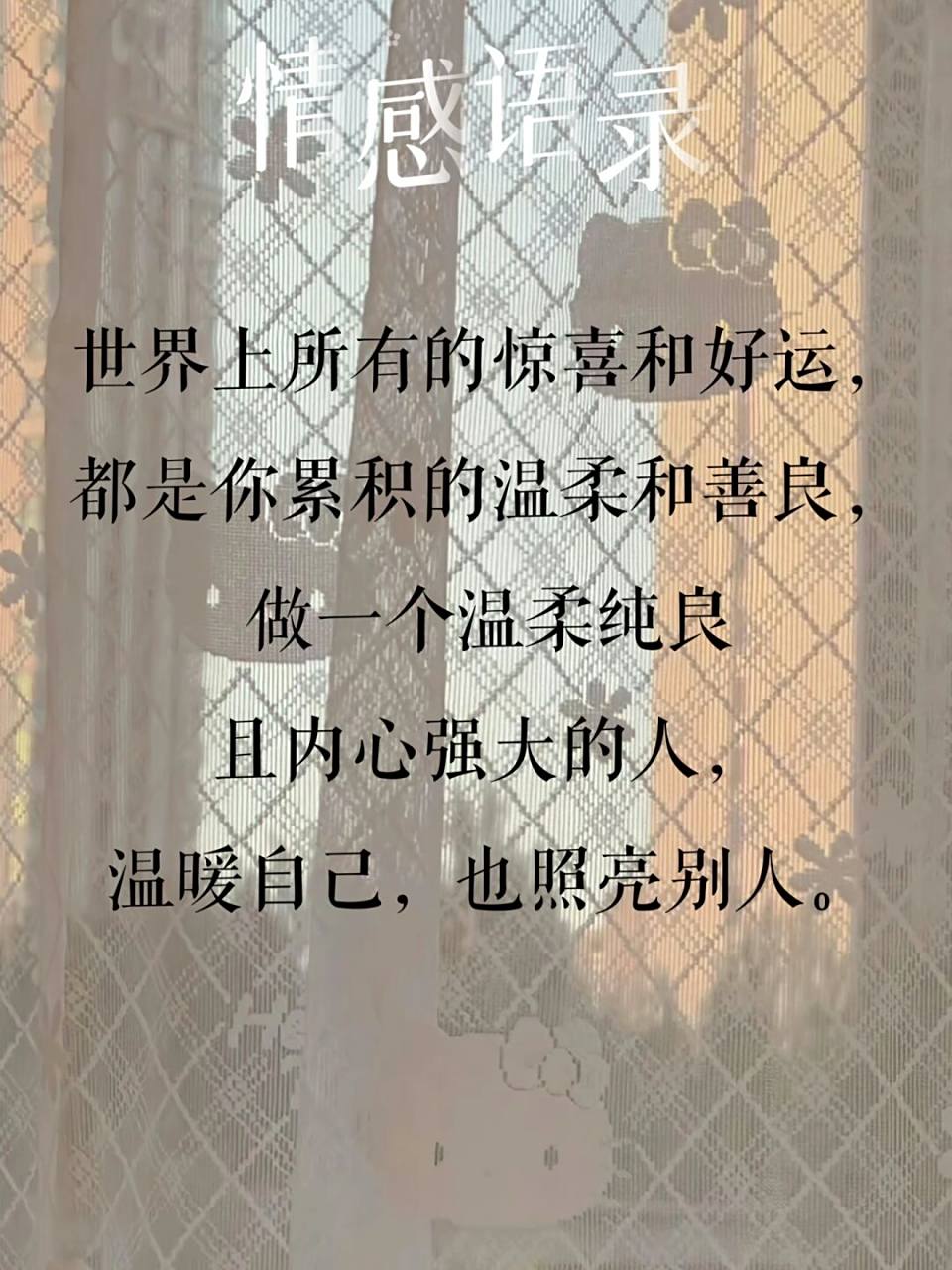 94情感语录94做一个温柔纯良且内心强大的人 95 世界上所有的