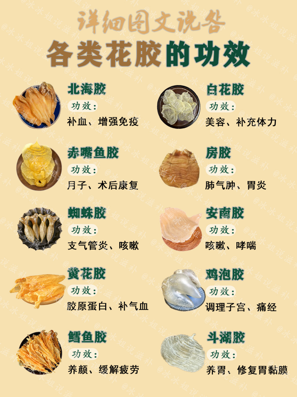 10类鱼胶功效详解73吃对了才能对症下药!