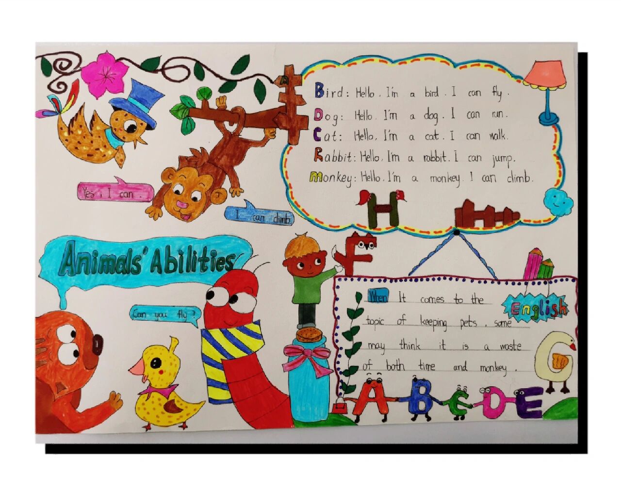 英语小报制作|my favorite book