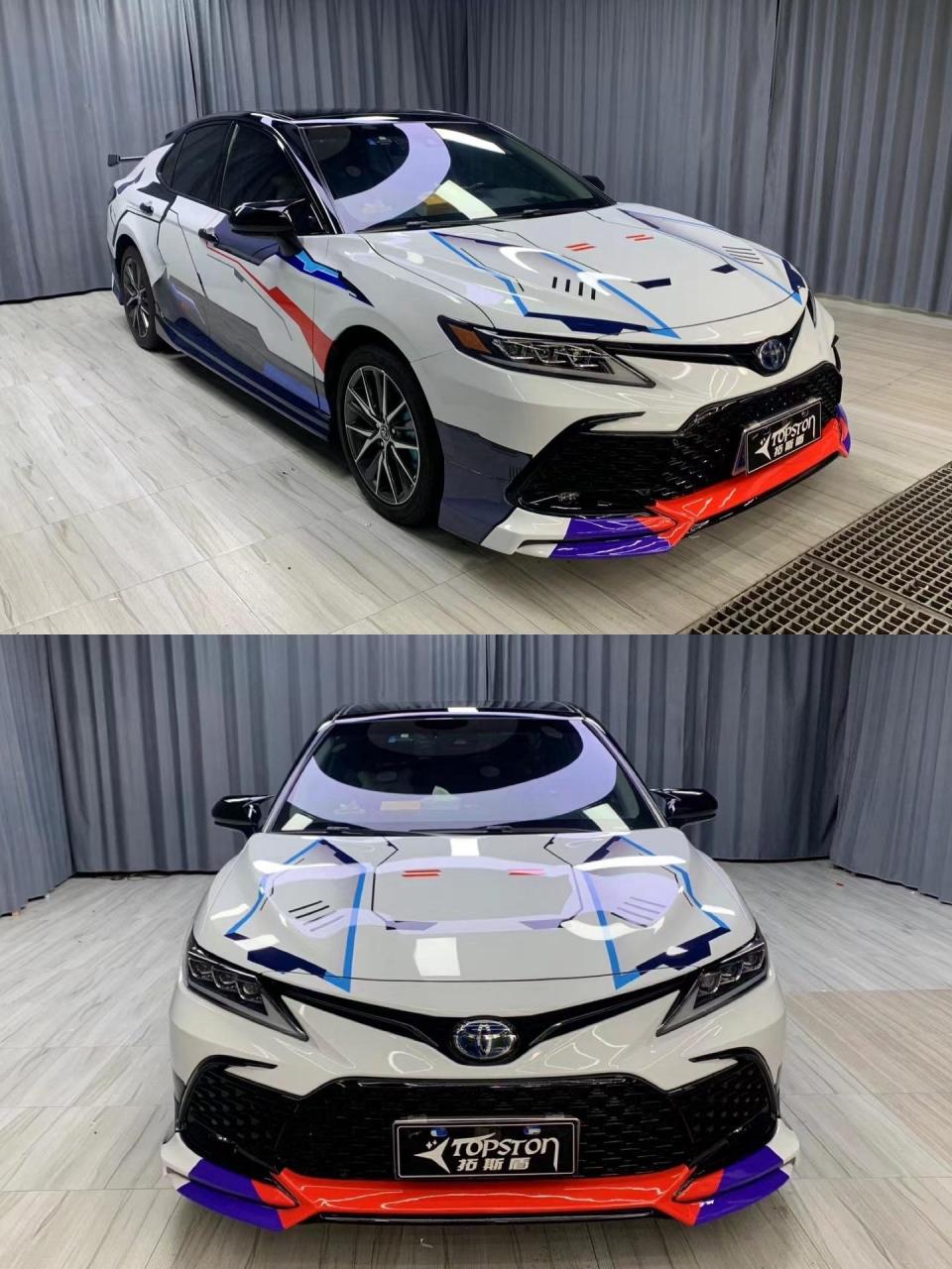 凯美瑞运动版改色案例,好多豪华版的车友也想看改色案例推荐