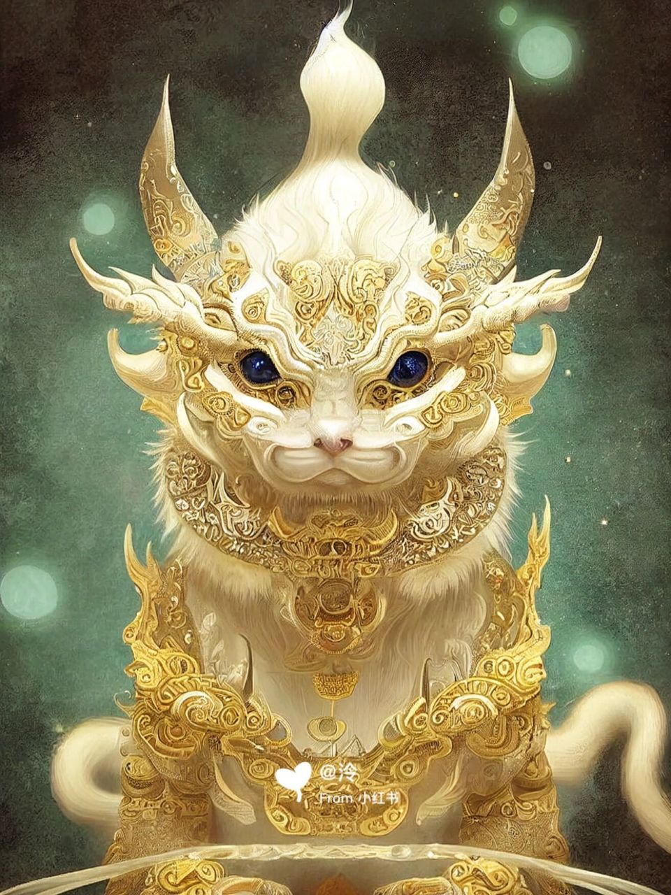 神兽白泽/祥瑞辟邪 霸气神兽白泽,是祥瑞之兽,能让人逢凶化吉,快来