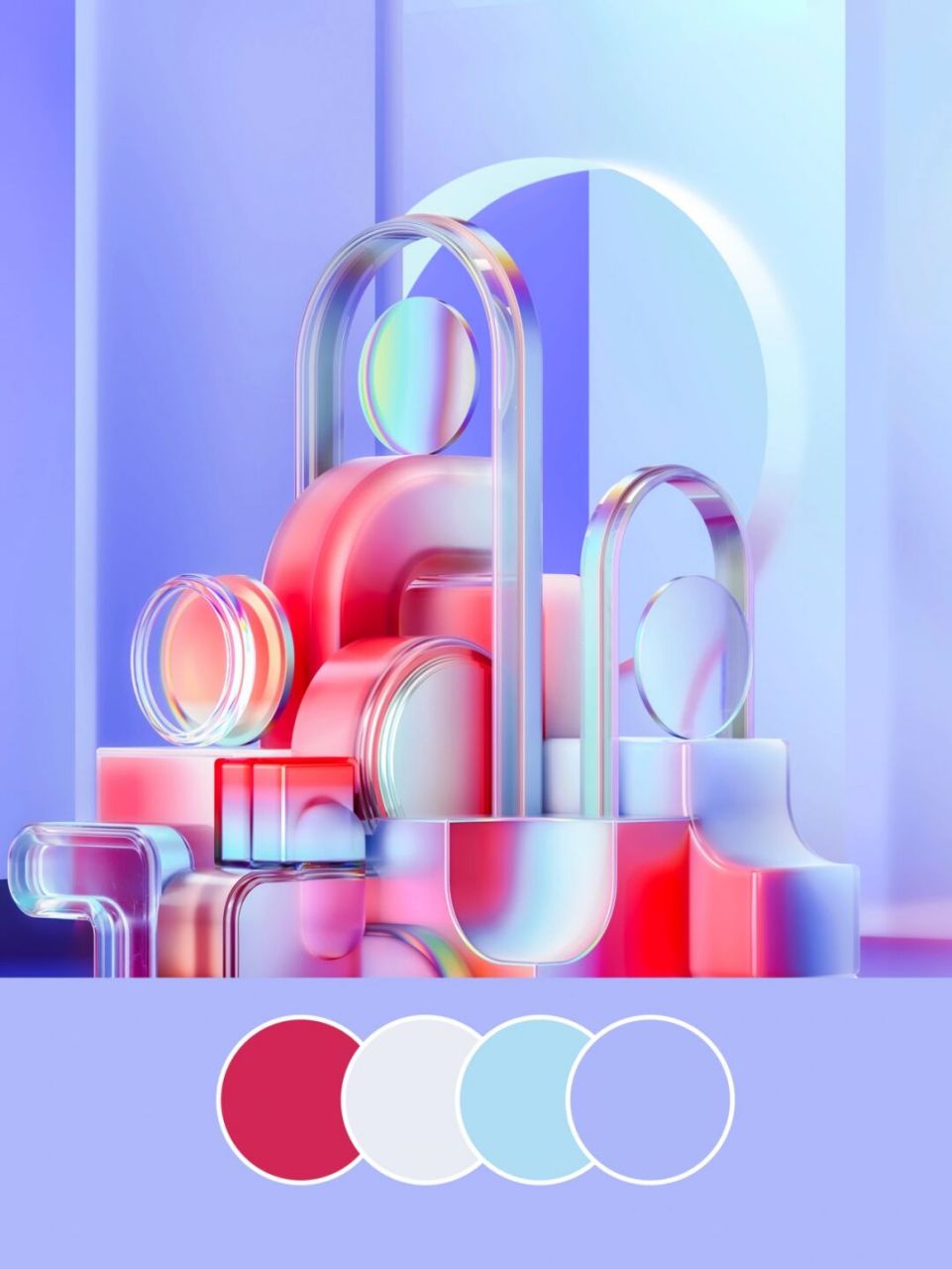 配色分享|高级感配色 78同色系搭配和冷暖色搭配万物皆可聊艺术