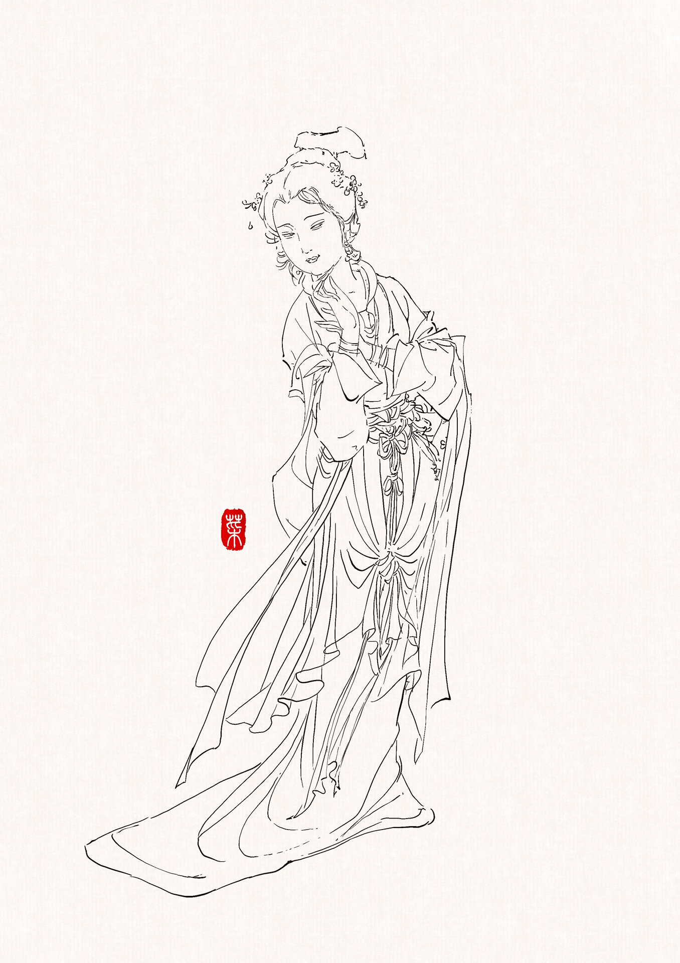 临摹100幅仕女图/d2