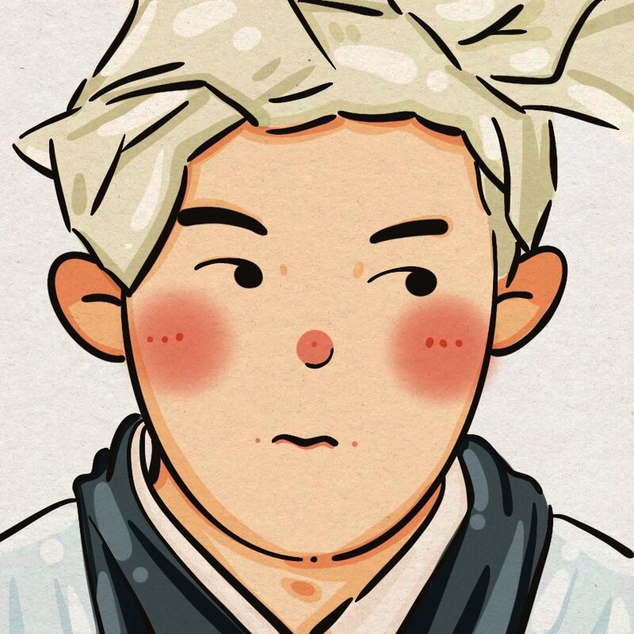 武林外传情侣可爱头像手绘|白展堂 佟湘玉 我错了 我真的错了 我从一