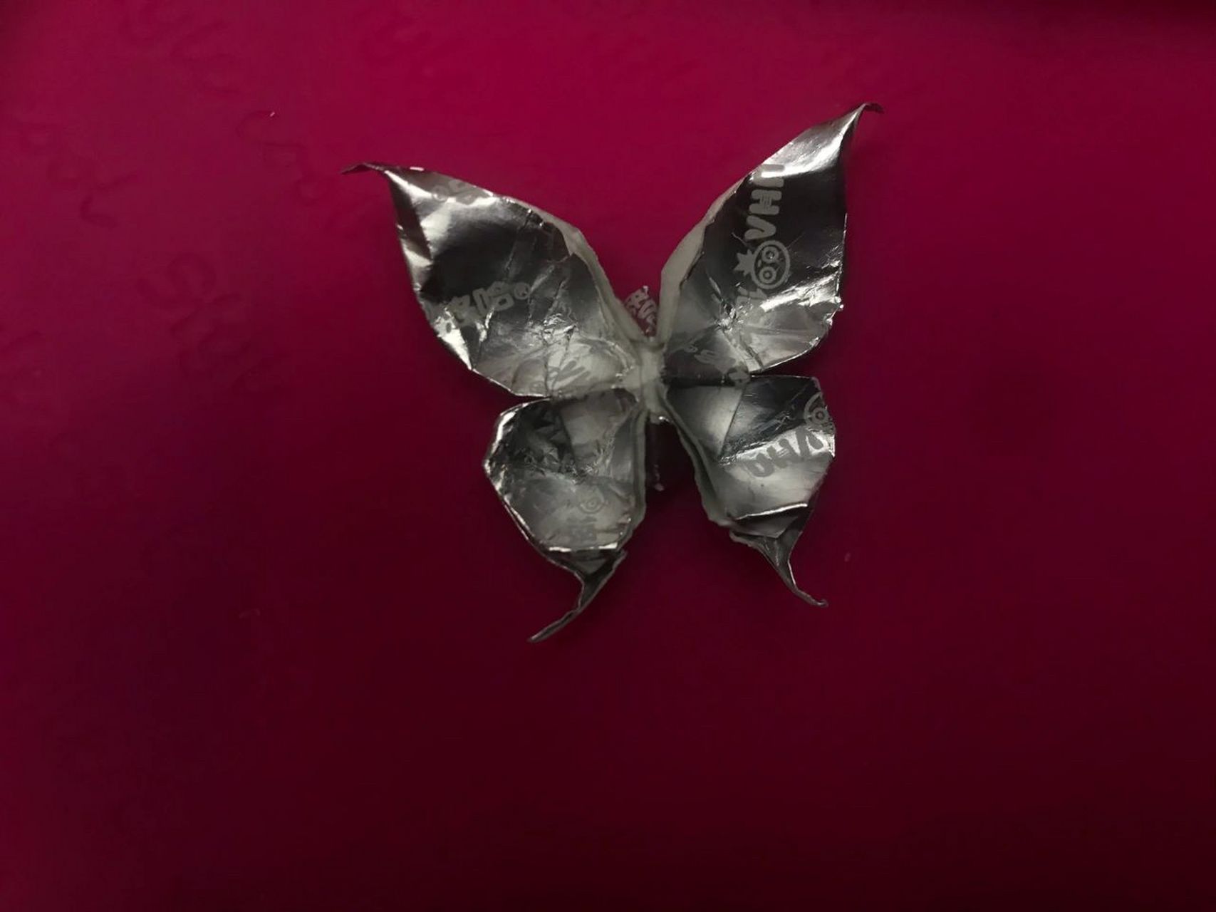 吃完的糖纸不要扔!