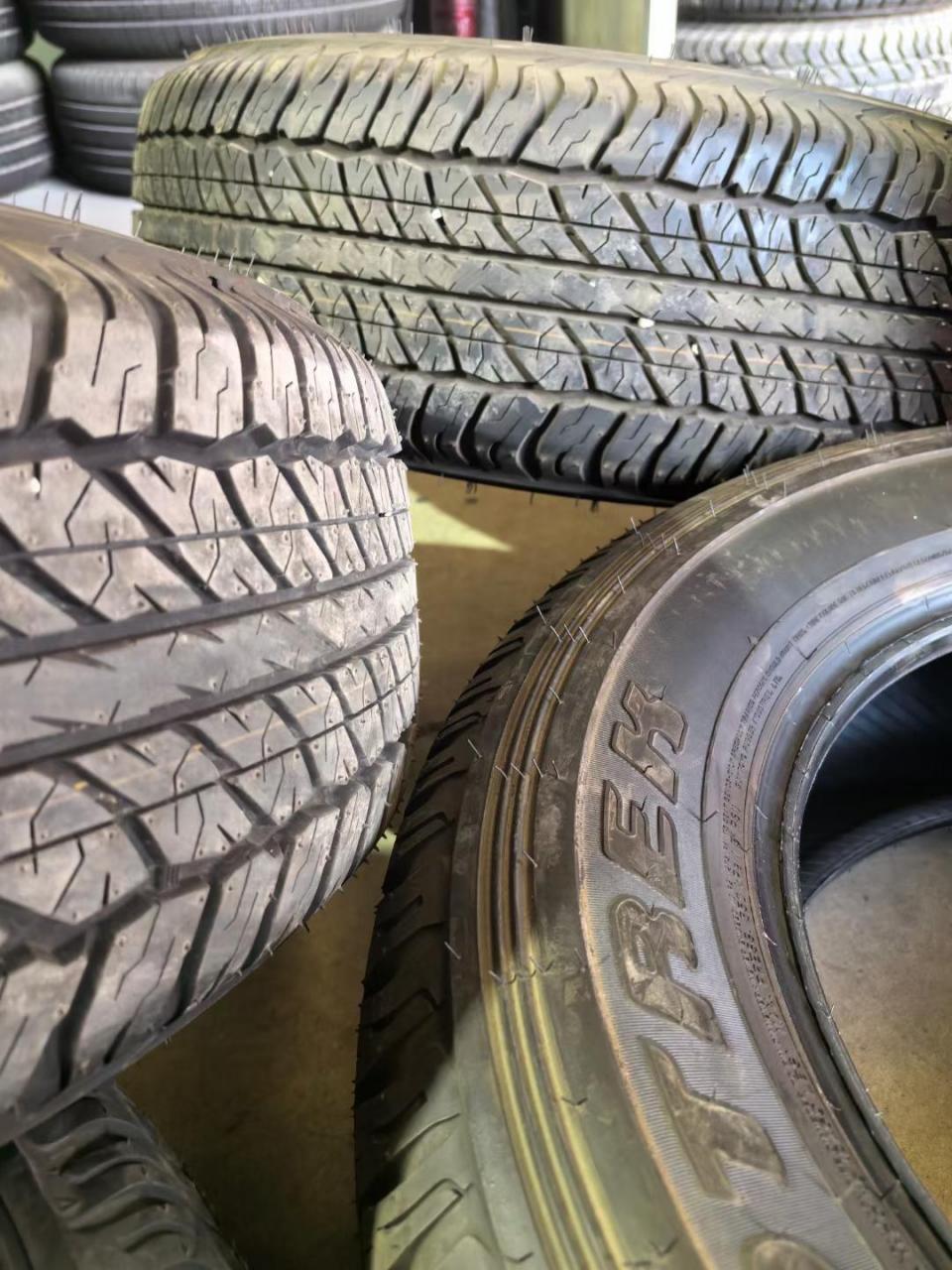 丰田霸道原厂拆车265/65-17进口邓禄普at20轮胎