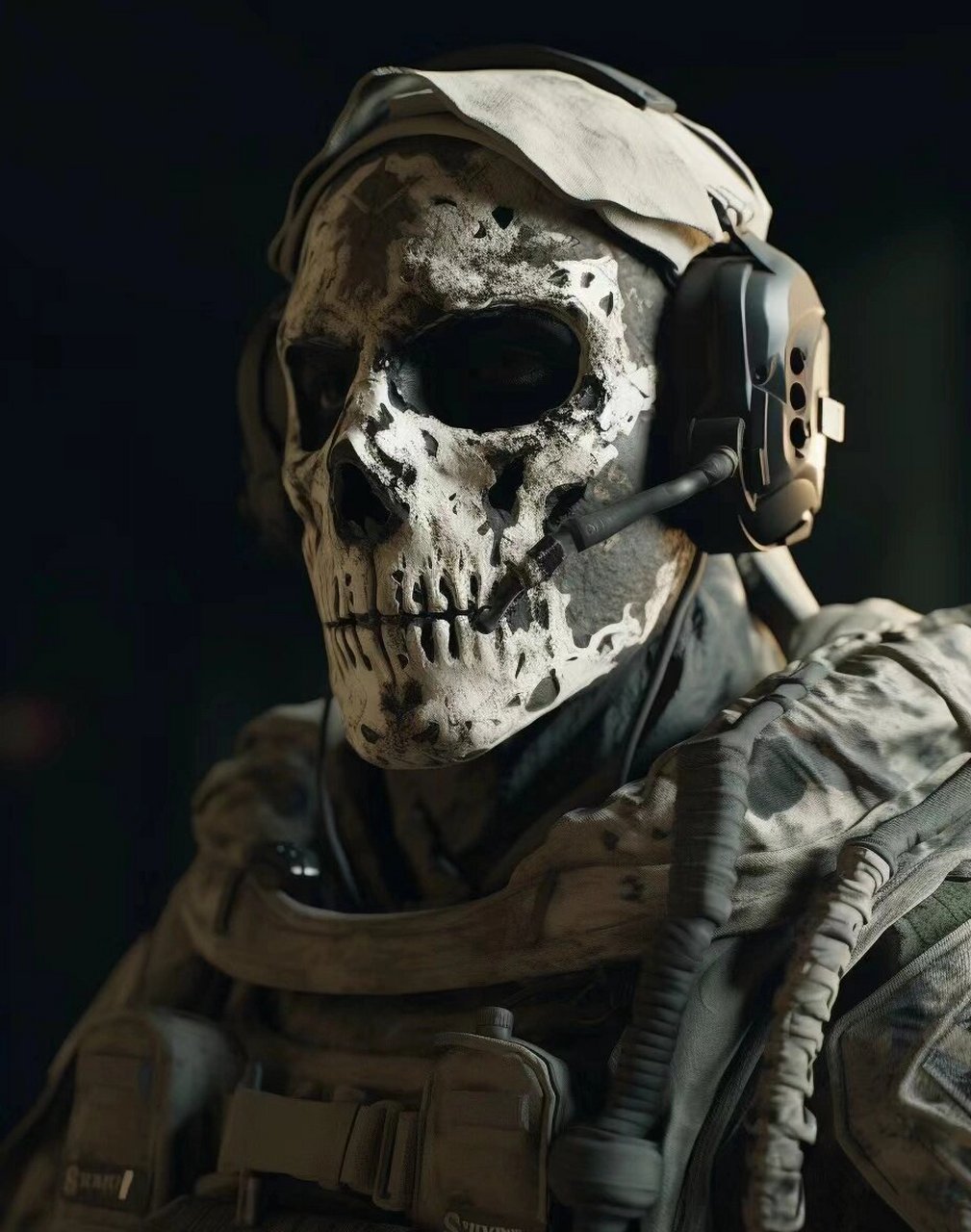 幽灵壁纸,使命召唤的家人们快冲起来