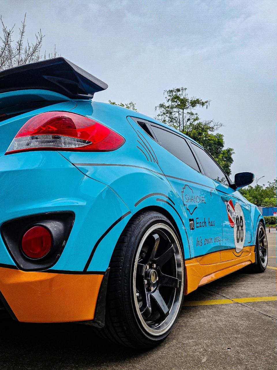 现代飞思 | 海湾石油涂装.