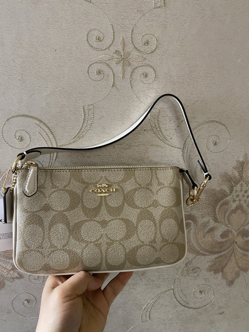 更正一下 在99宝购了蔻驰麻将包包,2月17号下的单,3月13号到手.