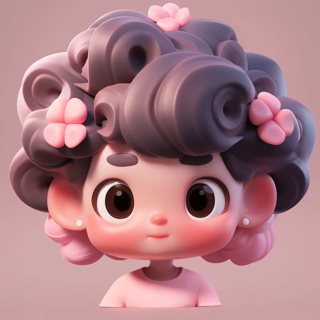 可可爱爱的3d小女孩头像 喜欢自取