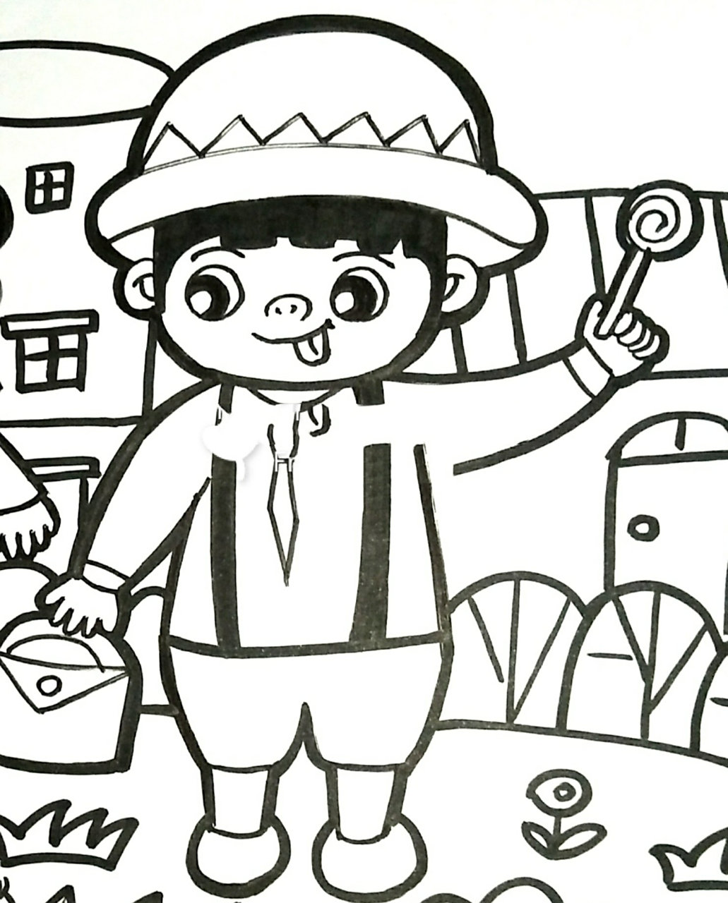 幼师主题简笔画分享:《开学啦》 春季开学日来啦~背起小书包~开开心心