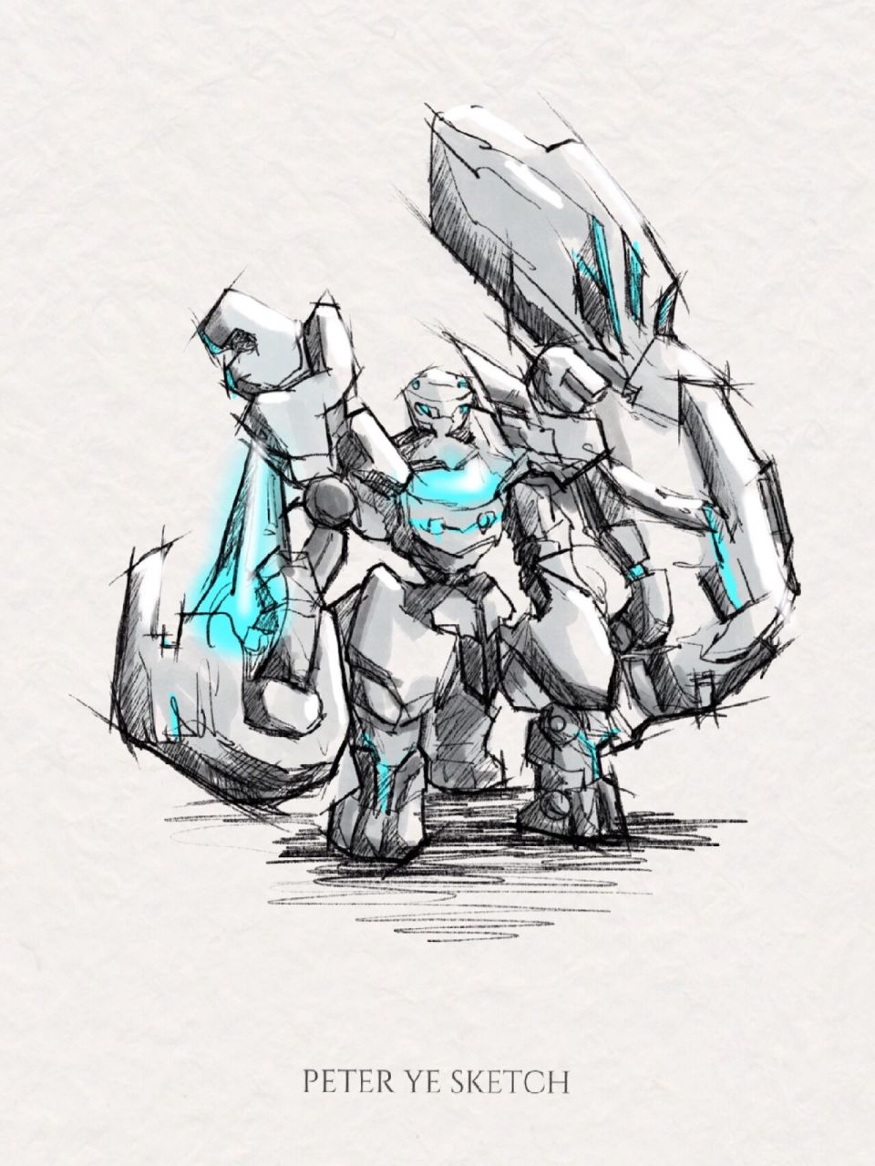 每日速写 王者荣耀 盾山 带步骤 每日速写 王者荣耀 盾山 带步骤