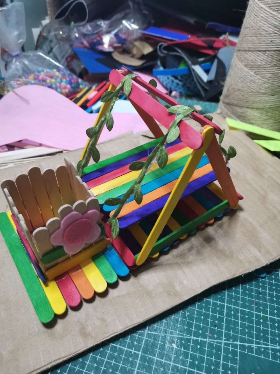 手工diy乐器旧物利用纸箱子变废为宝