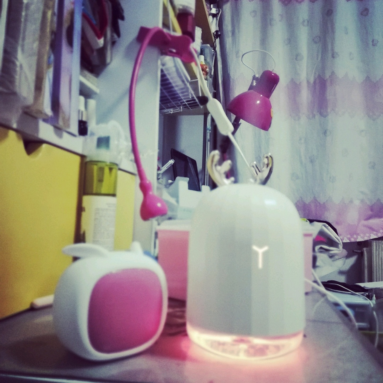 名创优品兔子mini蓝牙音箱 还有新出的麋鹿加湿器 说明里说不可以滴