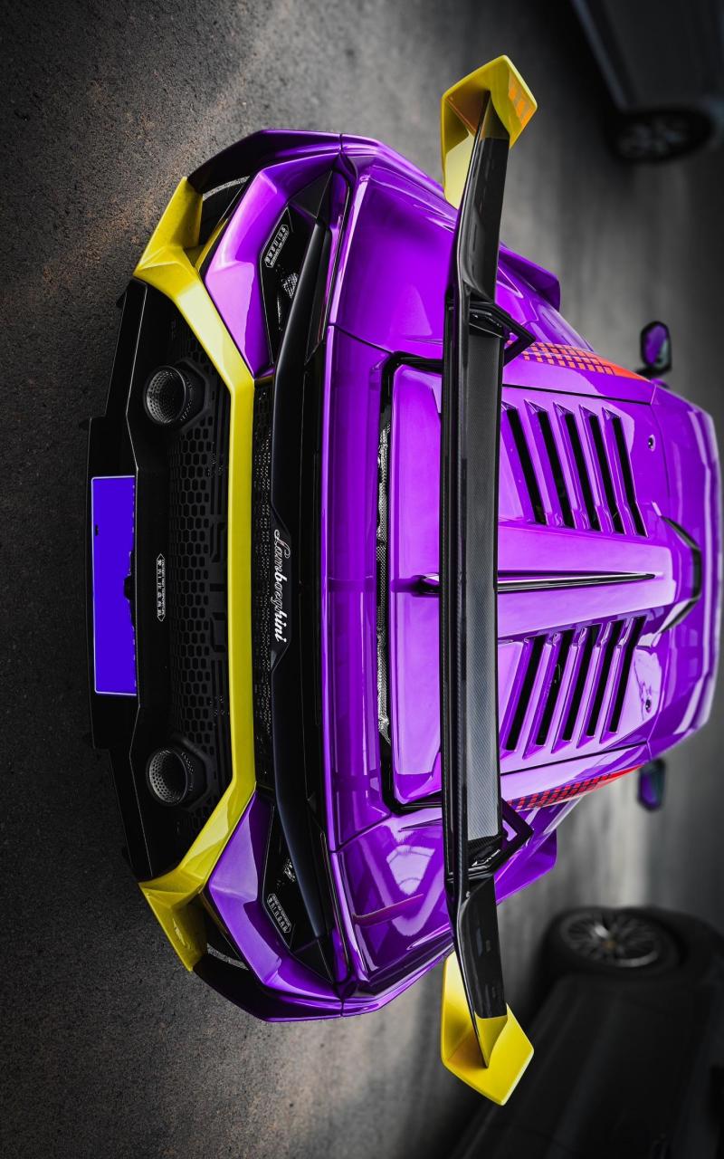 兰博基尼sto--紫色魅影.专为赛道而生的驾驶机器