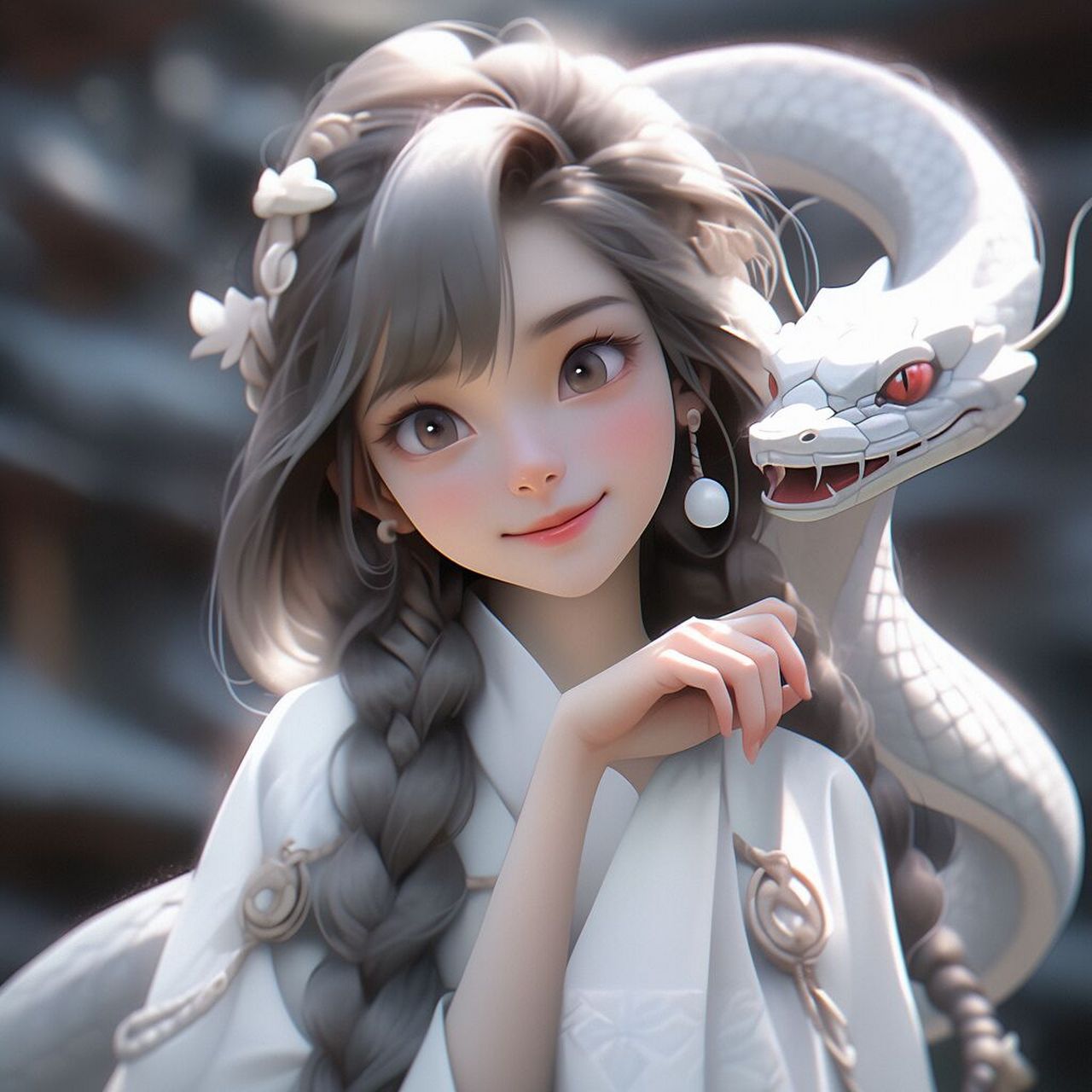 十二生肖 | 少女与蛇 | 头像 -国风 青蛇&白蛇97