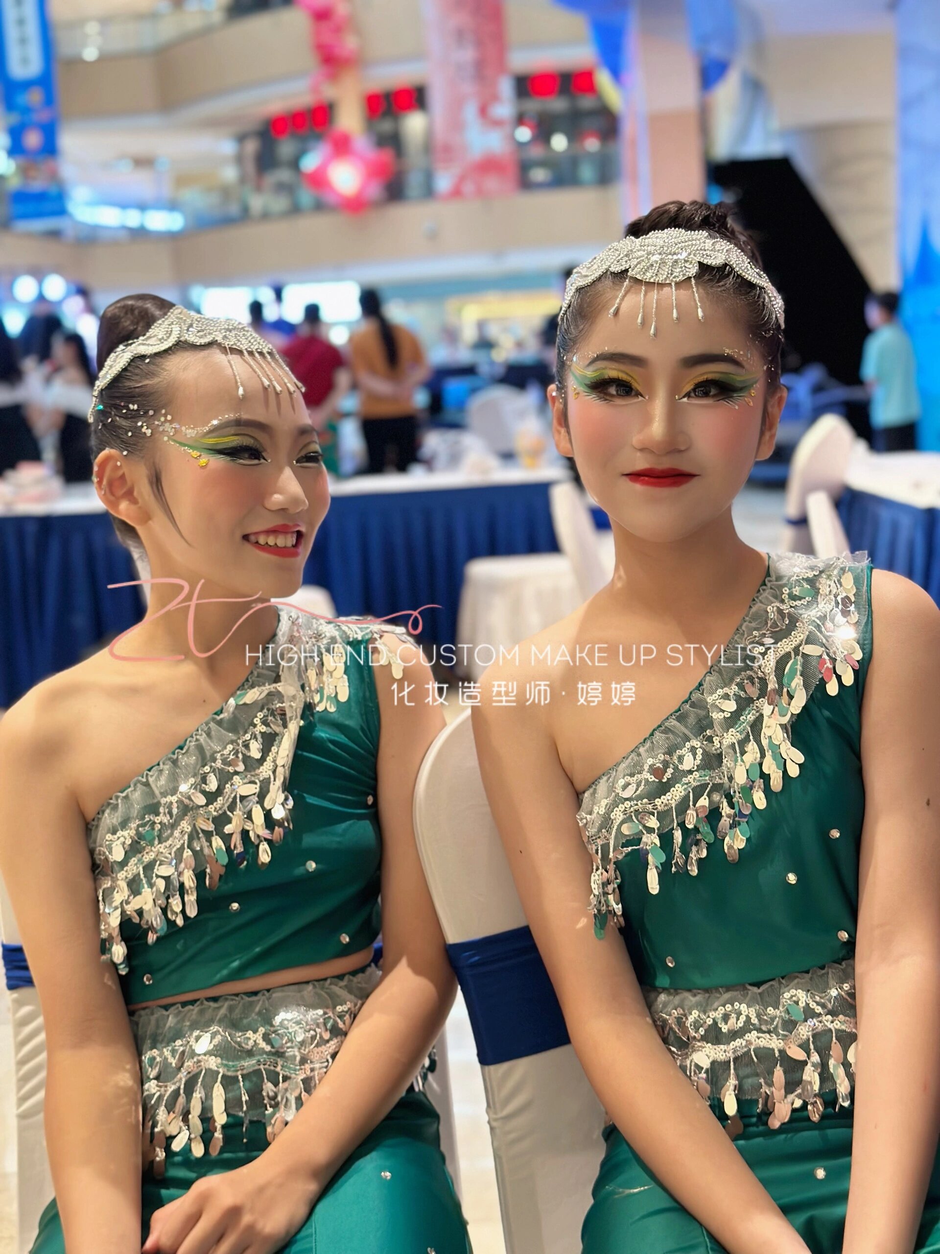 傣族舞妆面分享