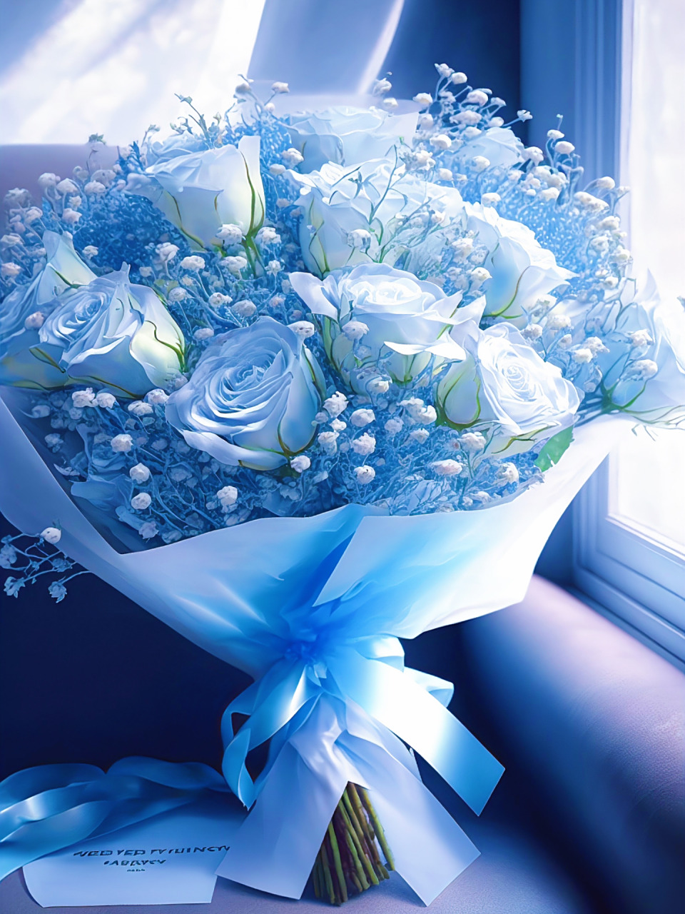 碎冰蓝玫瑰花语是什么?