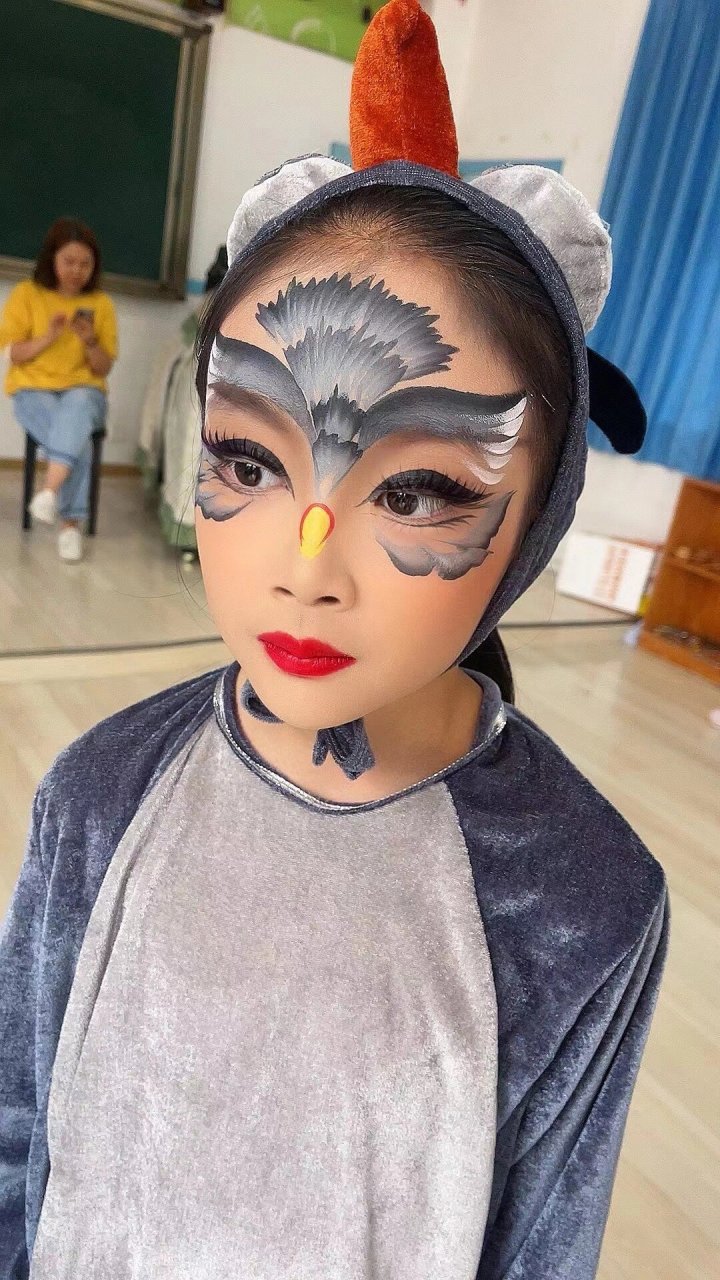 猫头鹰动物妆容分享