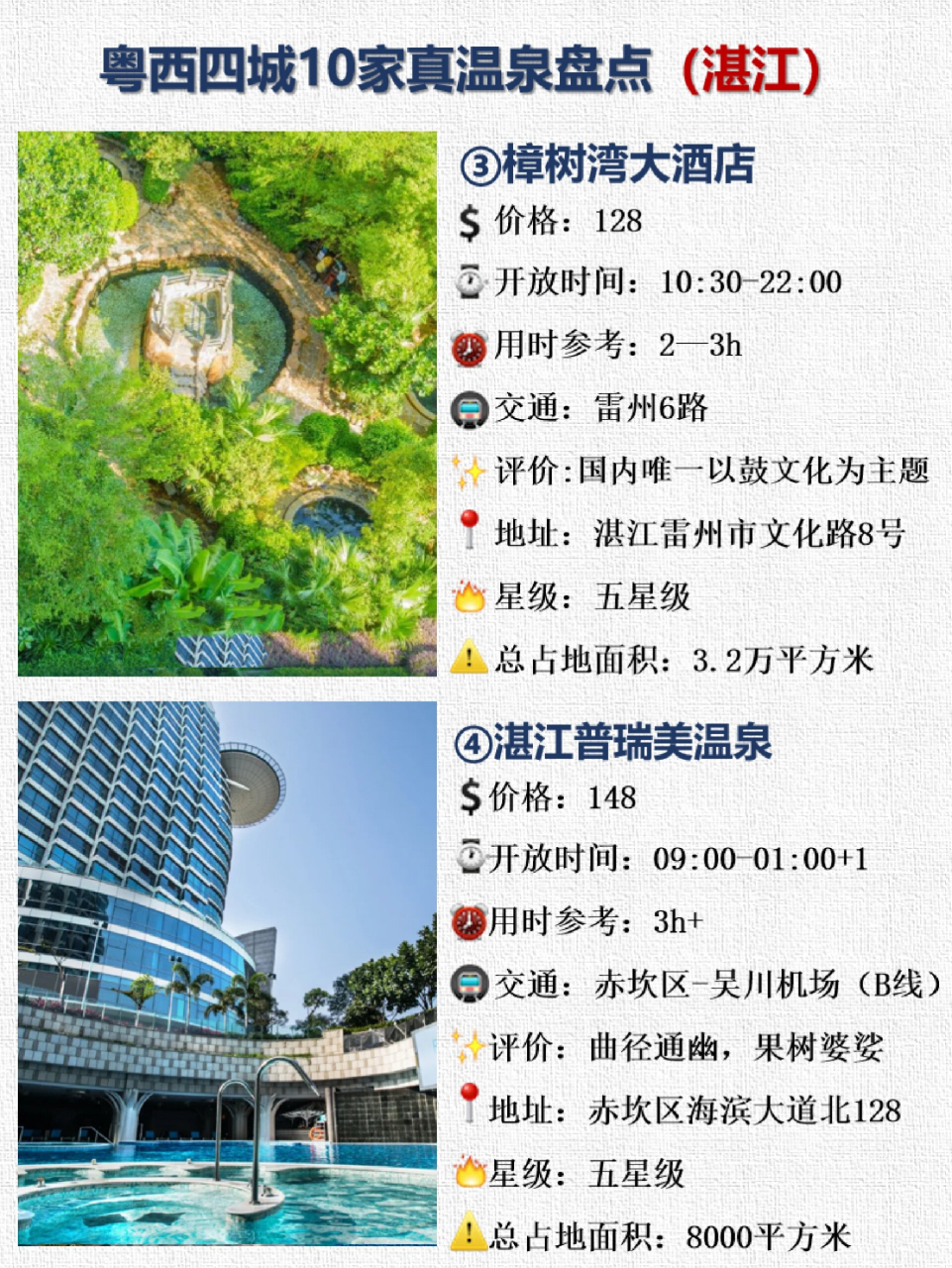 粤西10家官方认定的真温泉|详细攻略 73湛江海东度假村 82亮点