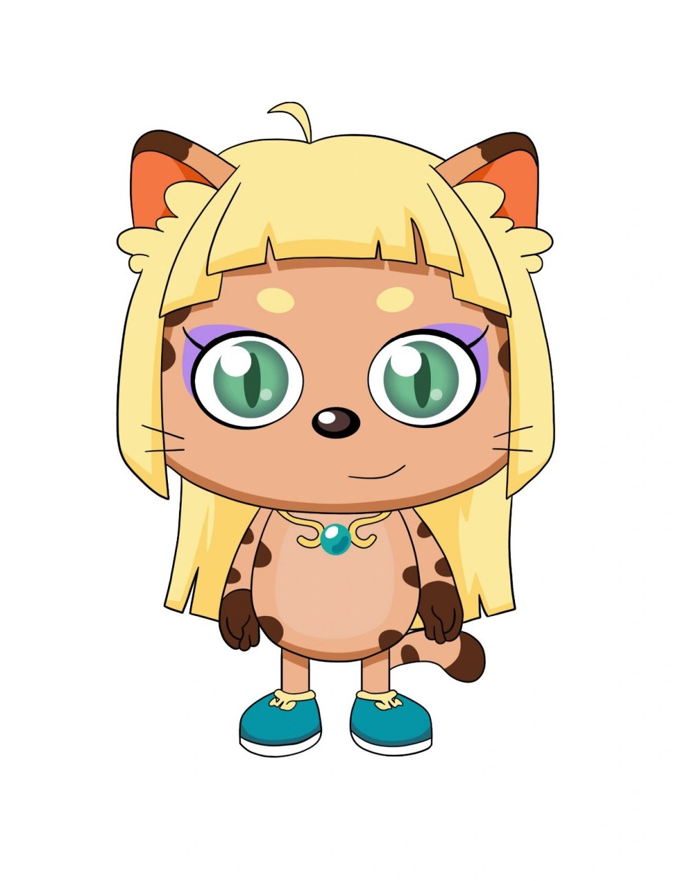 打卡喜羊羊与灰太狼10明日公主(含线稿)