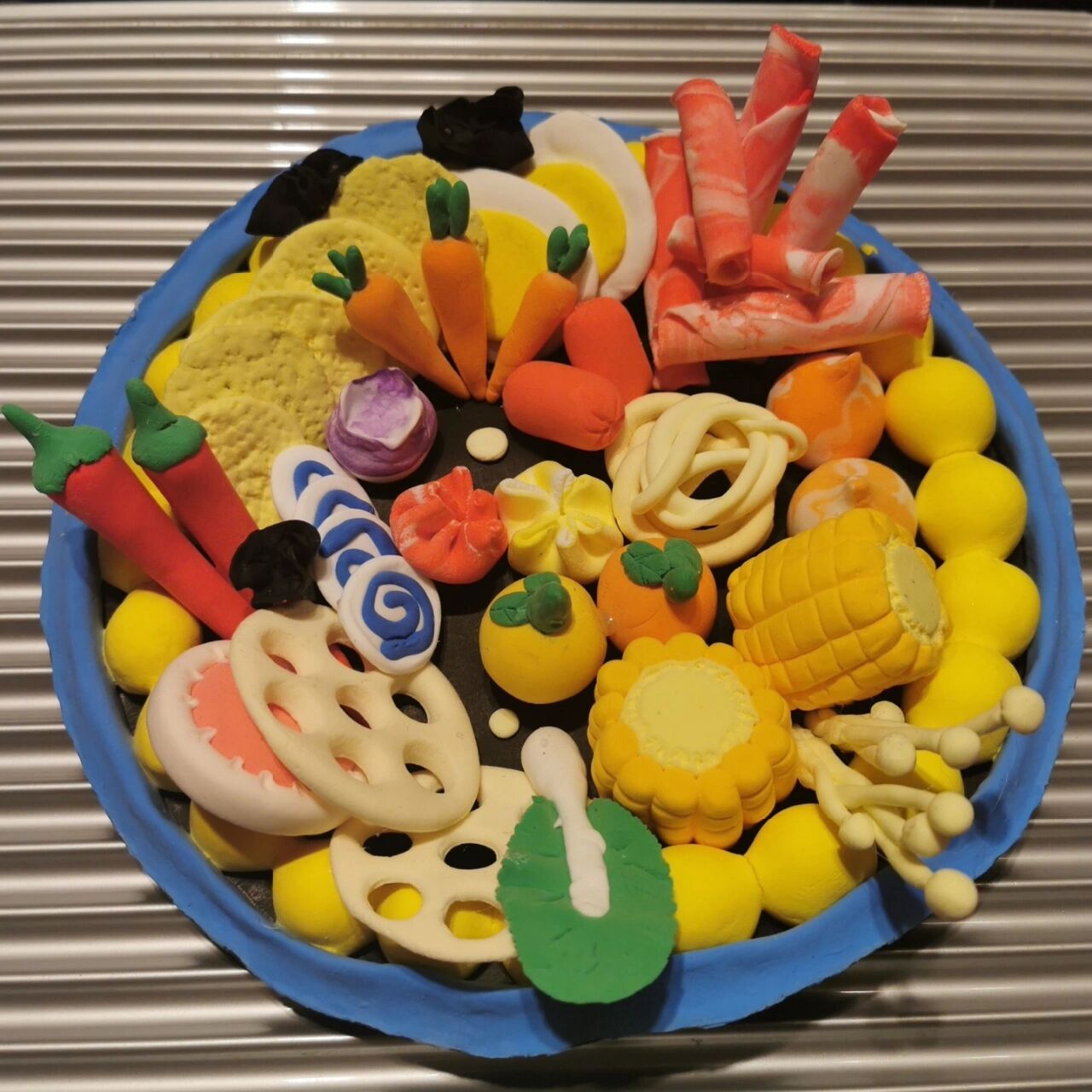 超轻黏土火锅食材(附教程) 历经7天 终于完工