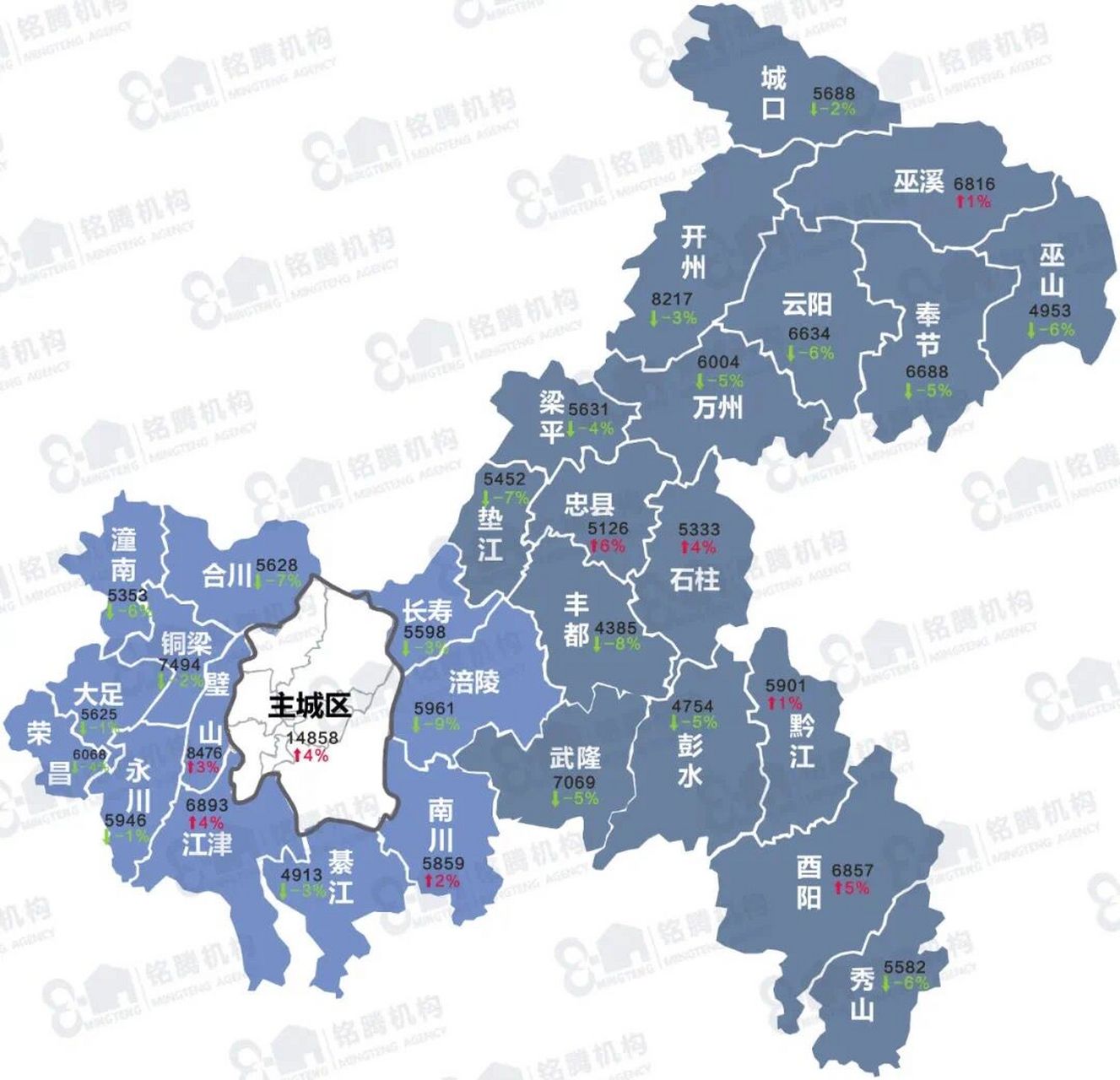 重庆房价地图分布图图片