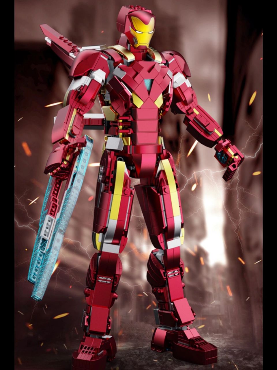 拓乐积木 钢铁侠系列第三款mk50登场!