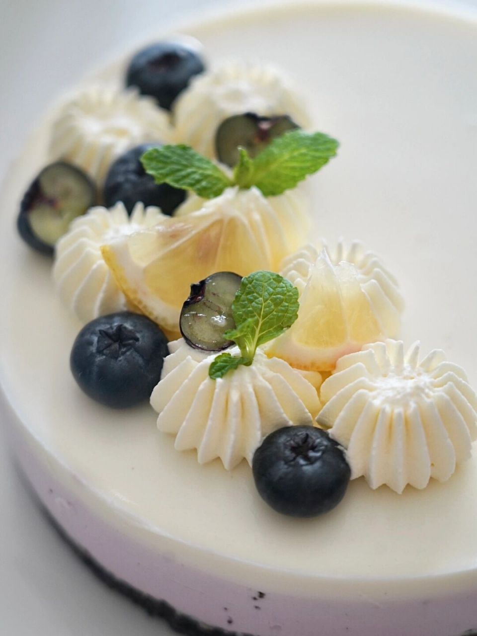 免烤箱7515蓝莓酸奶慕斯蛋糕7815搅一搅就成功 hi,今天一起来