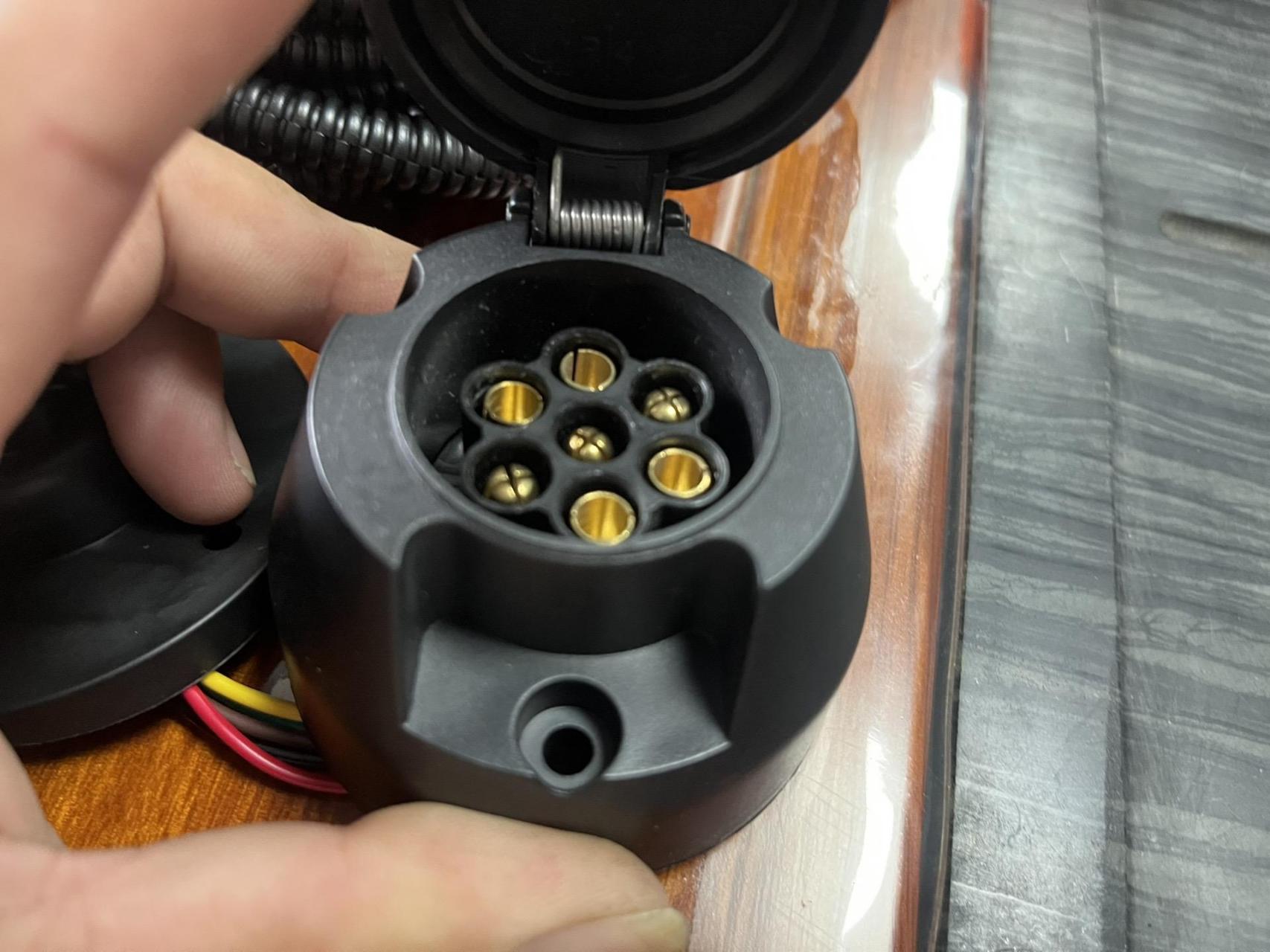 欧式七针插座,拖车线束!