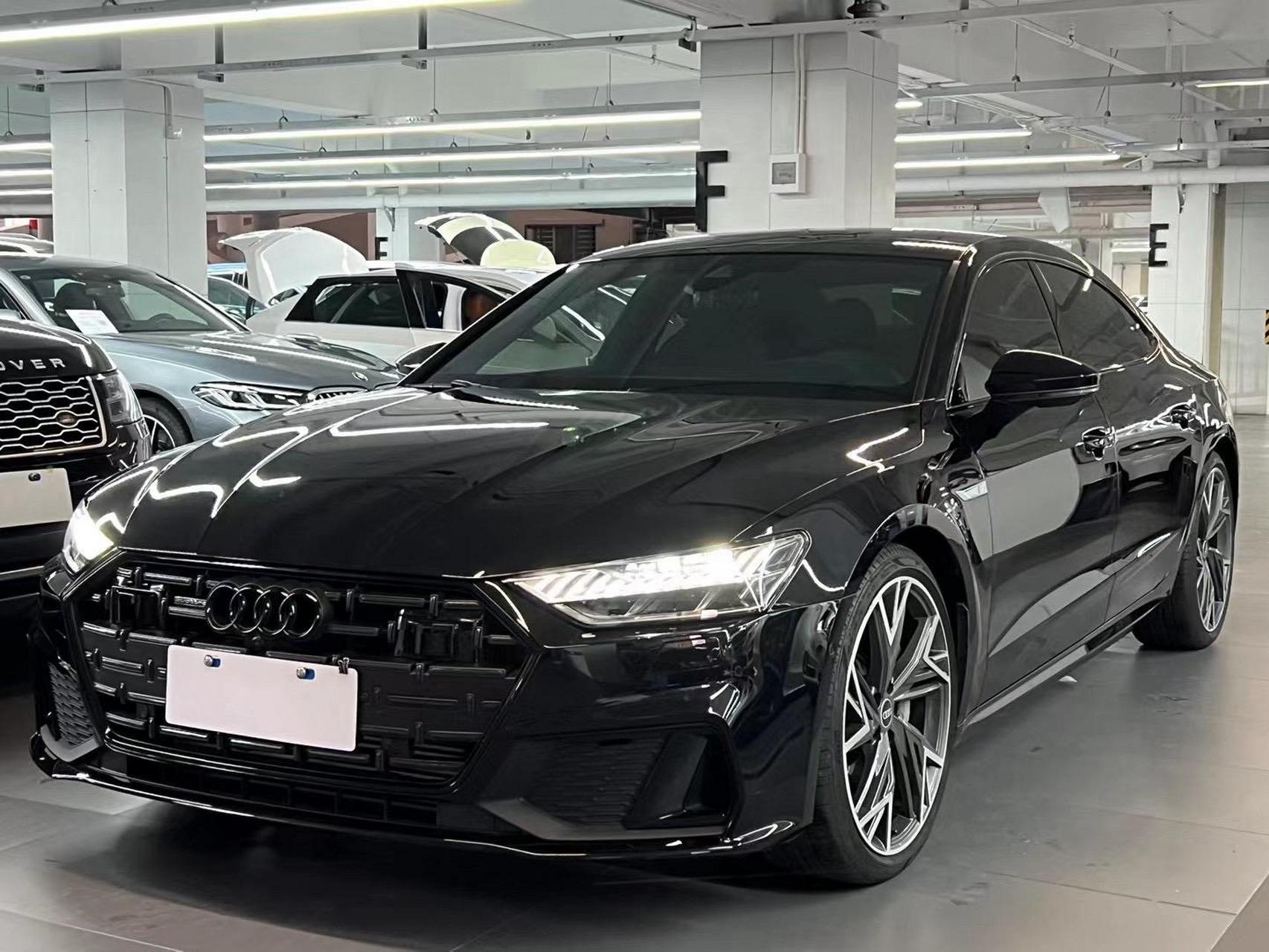 最新拿下:准新车 2024款奥迪a7l 55 tfsi quattro s-line 黑武士版,仅