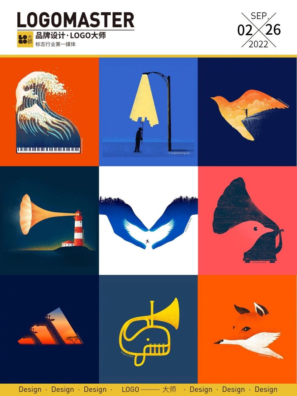 277期推荐 | 正负形创意图形设计 来自设计师-tyh tang yau hoong一组