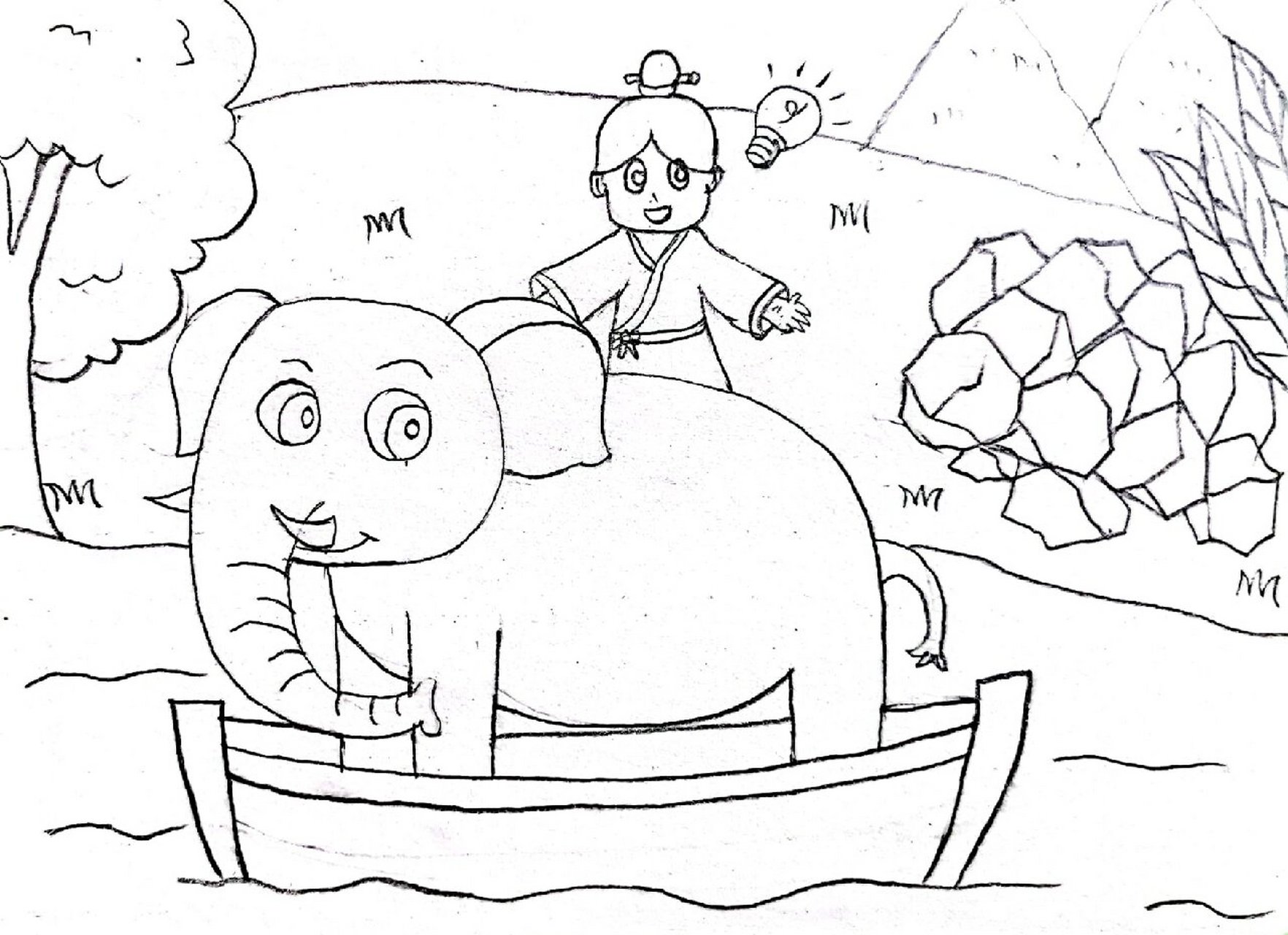 曹冲称象 曹冲称象