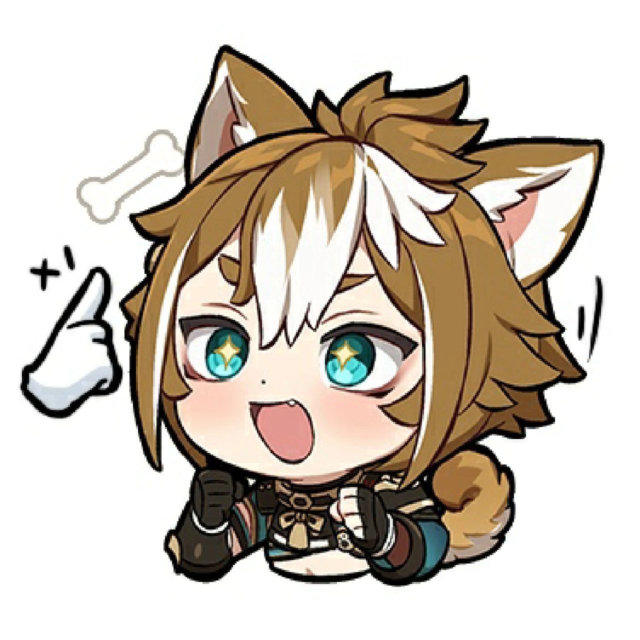 《原神》五郎表情包   画师:犬三岁