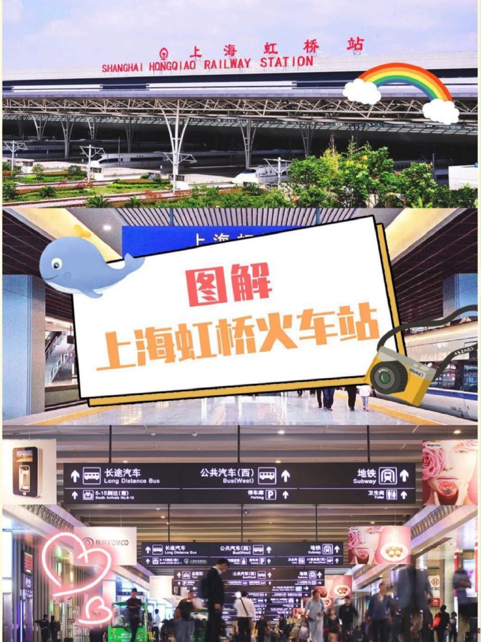 图解上海虹桥火车站,出站不迷路~ 02虹桥火车站,作为国内的大型高铁